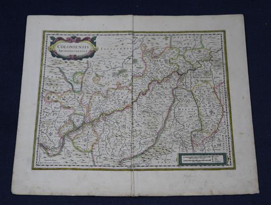 A collection of seven unframed engraved maps:-